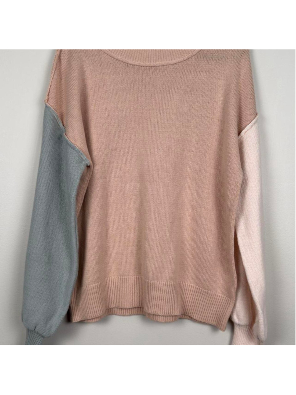 Andree by Unit oversized colorblock sweater Small